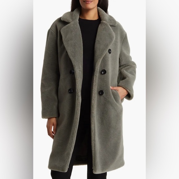 Rebecca Minkoff Jackets & Blazers - NWT Rebecca Minkoff Faux Shearling Double Breasted Coat